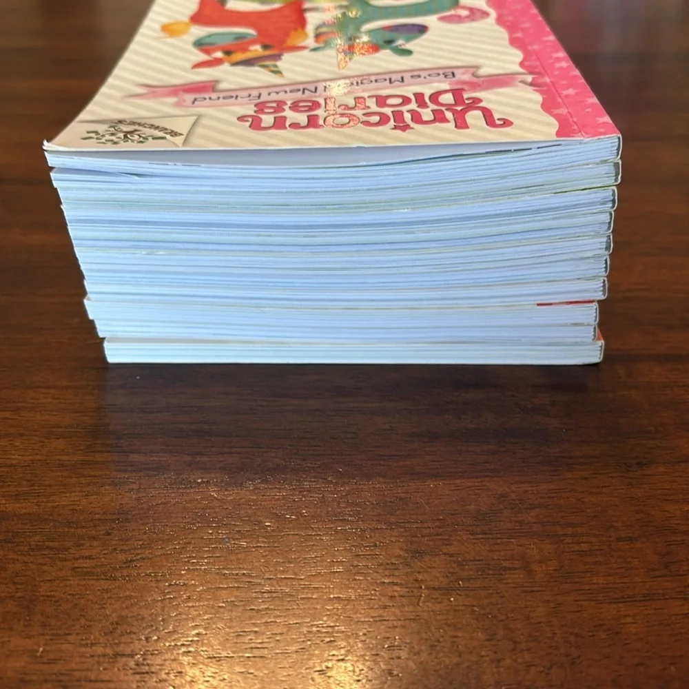 Unicorn Diaries Set by Rebecca Elliott Illustrated Paperback 10 book bundle